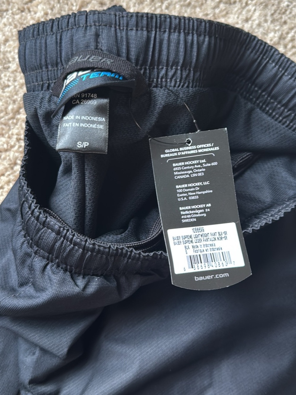 NWT - Buffalo Jr Sabres Bauer Supreme lightweight jacket and pants Men’s size S - Picture 6 of 8